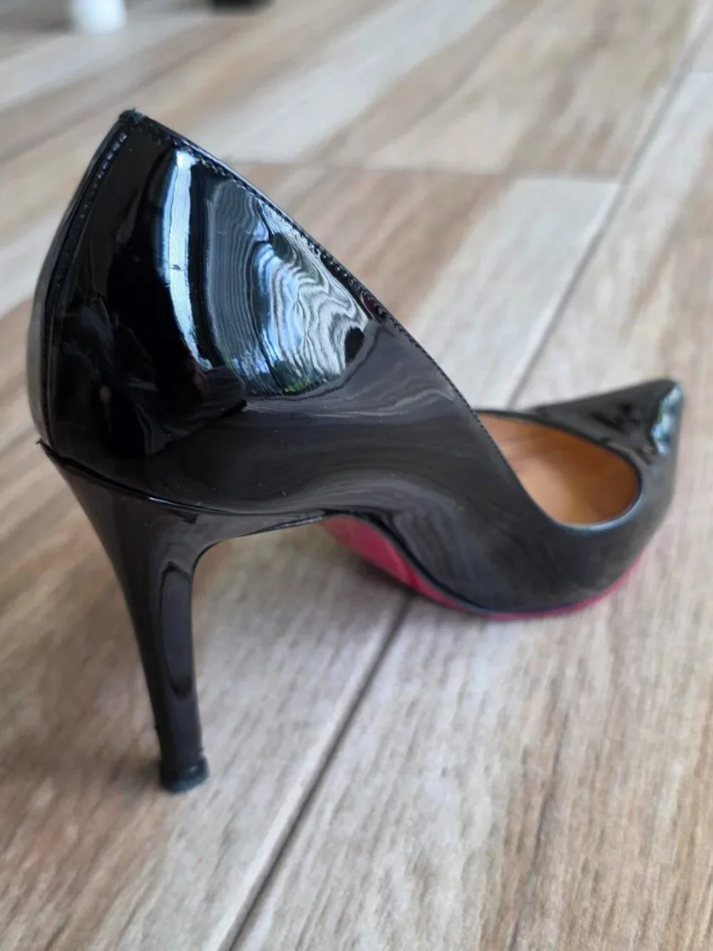 Christian Louboutin So-Kate 120  Black Patent Leather Pumps Eur. 36